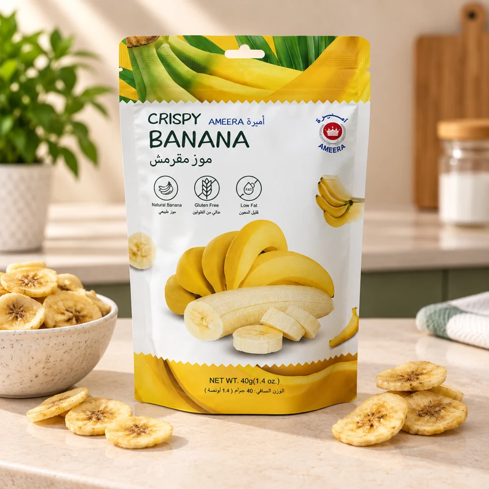 Ameera Crispy Banana 40 g pouch