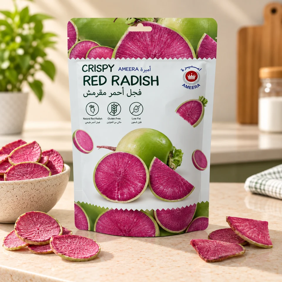 Ameera Crispy Red Radish 40 g pouch