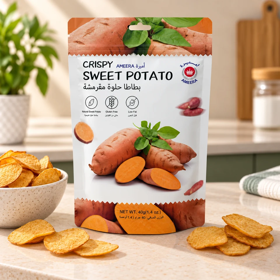 Ameera Crispy Sweet Potato 40 g pouch