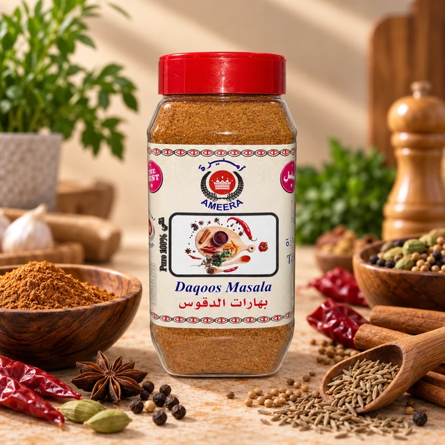 Ameera Daqoos Masala spice jar