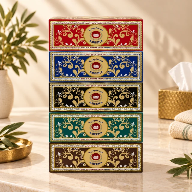 Ameera White Facial Tissue