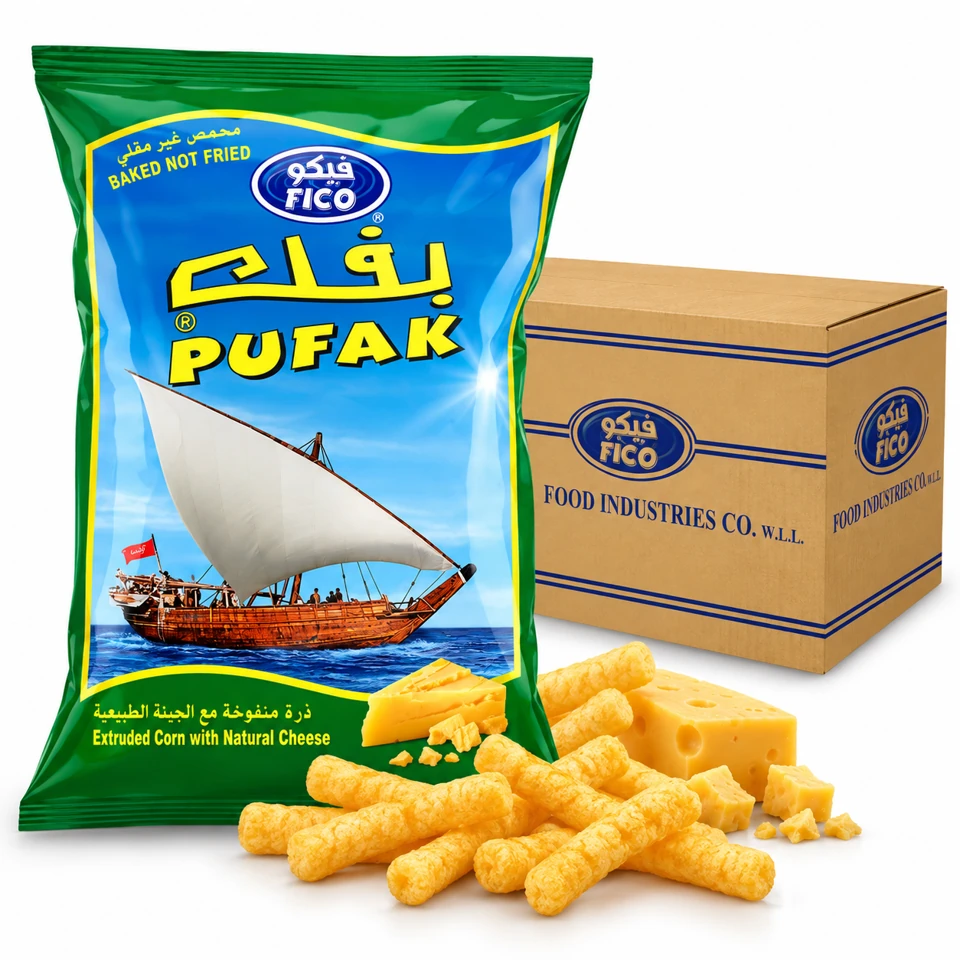 FICO Pufak Dhow Cheese product and outer packaging