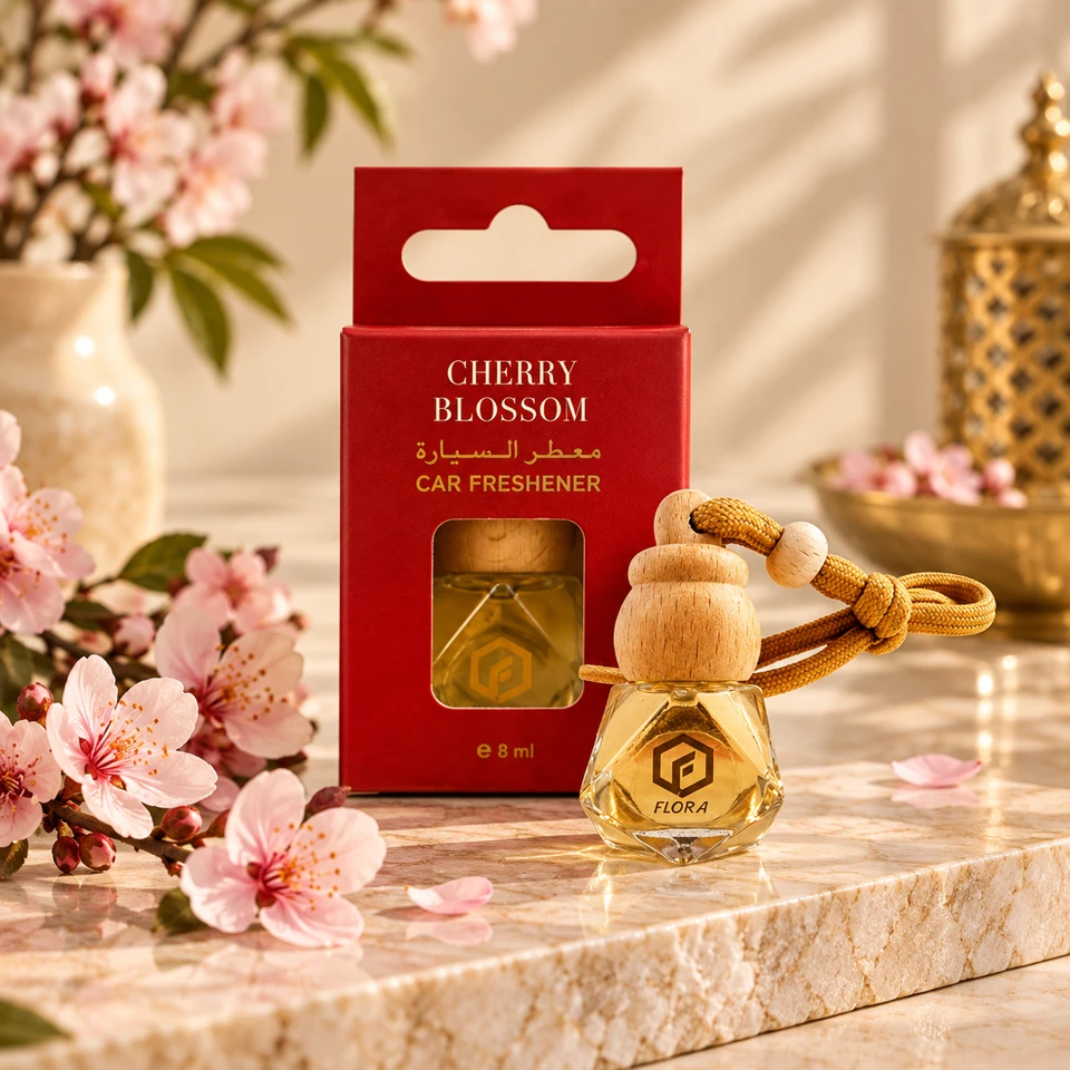 Flora Cherry Blossom hanging car fresheners 8 ml