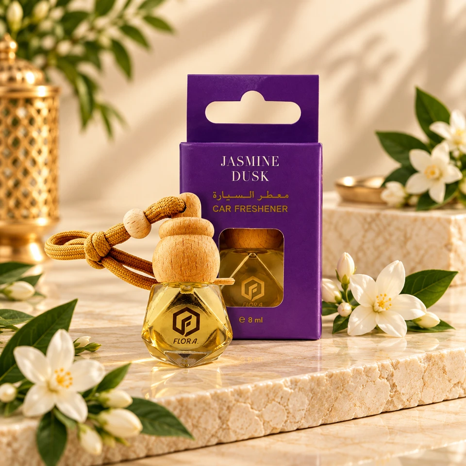Flora Jasmine Dusk hanging car fresheners 8 ml