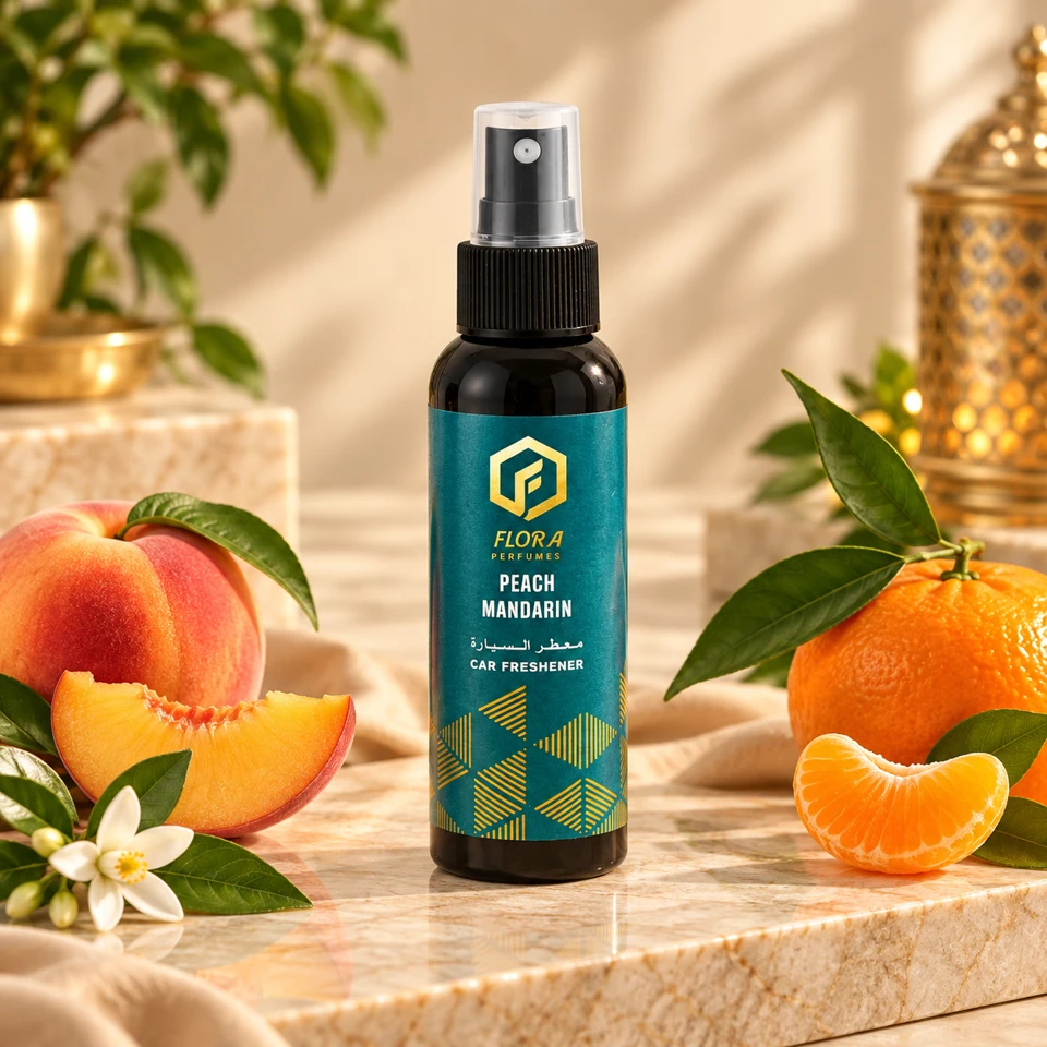 Flora Peach Mandarin car sprays 100 ml