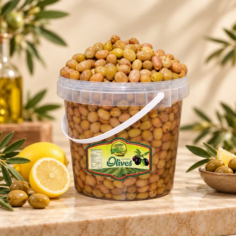Green Olives with Lemon — Moroccan olive selection