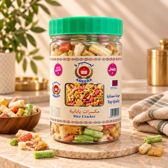 Rice Crackers Jar