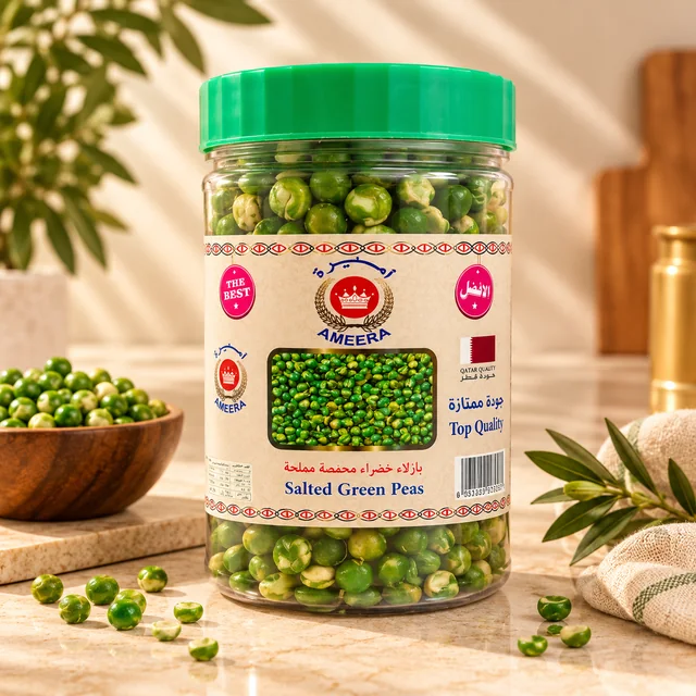 Salted Green Peas Jar