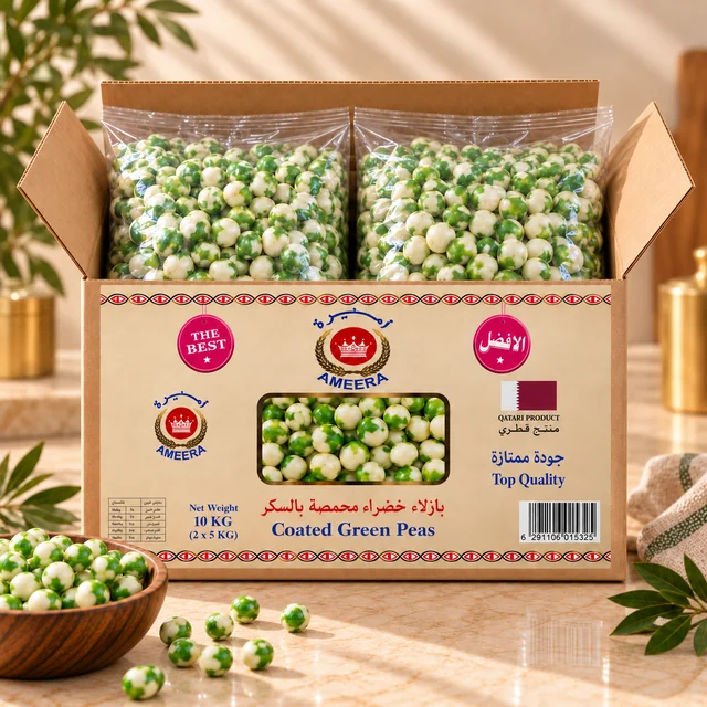 Sugar Coated Green Peas Bulk