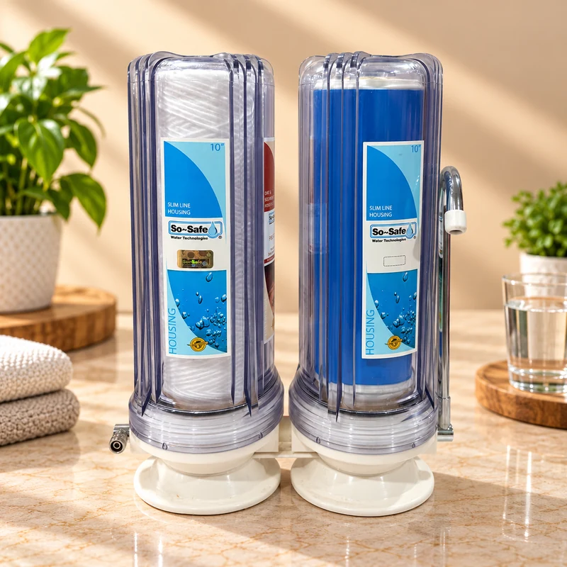 So-Safe Slim Line Dual Water Filter · Deluxe
